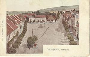 Bild des Verkufers fr Vamberk, namesti. zum Verkauf von Antiquariat Burgverlag