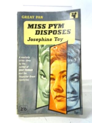 Image du vendeur pour Miss Pym Disposes mis en vente par World of Rare Books