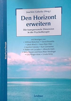 Immagine del venditore per Den Horizont erweitern : die transpersonale Dimension in der Psychotherapie. Krper Psyche Therapie venduto da books4less (Versandantiquariat Petra Gros GmbH & Co. KG)