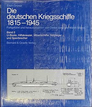 Bild des Verkufers fr Die deutschen Kriegsschiffe 1815-1945; Bd. 3., U-Boote, Hilfskreuzer, Minenschiffe, Netzleger, Sperrbrecher (Neuwertiger Zustand) zum Verkauf von books4less (Versandantiquariat Petra Gros GmbH & Co. KG)