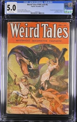 Weird Tales 1932 December, #108. First Appearance of Conan the Barbarian