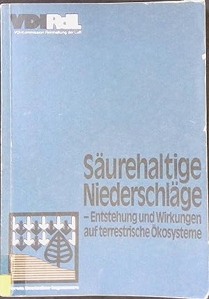 Seller image for Surehaltige Niederschlge : Entstehung und Wirkungen auf terrestische kosysteme. for sale by books4less (Versandantiquariat Petra Gros GmbH & Co. KG)