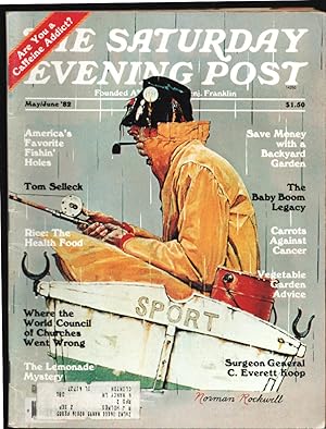 Imagen del vendedor de Saturday Evening Post 5/1982-Norman Rockwell cover-Pulp fiction-Tom Selleck-vintage ads-VG a la venta por DTA Collectibles