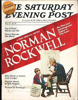 Imagen del vendedor de Saturday Evening Post 3/1979-Norman Rockwell cover & special feature-Mary Roberts Rinehart-Kurt Vonnegut-Isaac Asimov-VG a la venta por DTA Collectibles
