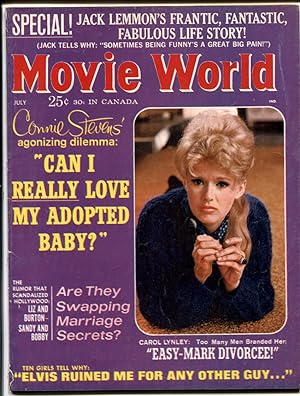 Movie World Magazine July 1965 CONNIE STEVENS COVER FONDA DUKE