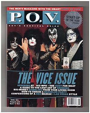 Bild des Verkufers fr P.O.V. Magazine - August, 1997. KISS Cover. The Vice Issue. CK Scent Panel. Start-Up of the Year Award. zum Verkauf von Singularity Rare & Fine