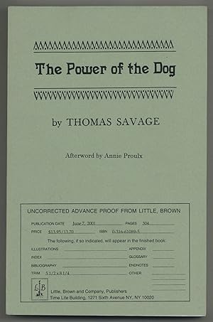 Immagine del venditore per The Power of the Dog venduto da Between the Covers-Rare Books, Inc. ABAA