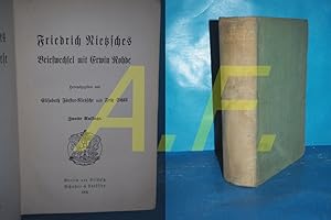 Imagen del vendedor de Friedrich Nietzsches Briefwechsel mit Erwin Rohde (Friedrich Nietzsches Gesammelte Briefe zweiter [2.] Band) a la venta por Antiquarische Fundgrube e.U.