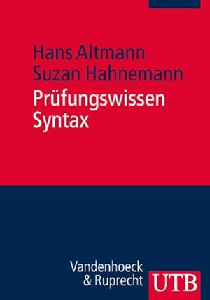 Seller image for Prfungswissen Syntax: Arbeitstechniken - Klausurfragen - Lsungen: Arbeitstechniken - Klausurfragen - Losungen for sale by Studibuch