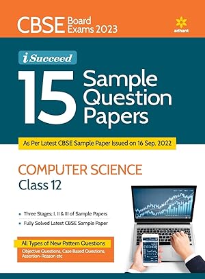 Seller image for CBSE Board Exams 2023 I-Succeed 15 Sample Question Papers COMPUTER SCIENCE Class 12th for sale by moluna