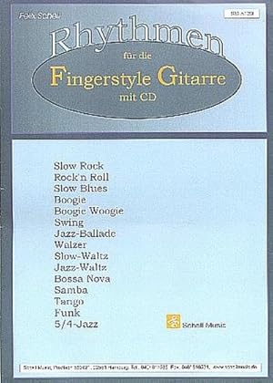 Bild des Verkufers fr Rhythmen fr die FingerstyleGitarre (+CD) Tab-Ausgabe zum Verkauf von Smartbuy