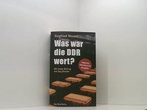 Bild des Verkufers fr Was war die DDR wert? Siegfried Wenzel. Mit einem Beitr. von Jrg Roesler zum Verkauf von Book Broker