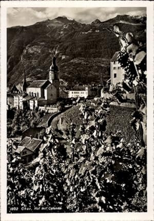 Ansichtskarte / Postkarte Chur Kanton Graubünden, Hof, Calanda