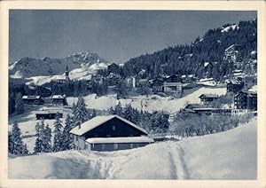 Ansichtskarte / Postkarte Arosa Kanton Graubünden Schweiz, Gesamtansicht, Tschirpen