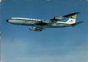 Ansichtskarte / Postkarte Lufthansa, Boeing 707 Intercontinental Jet, Passagierflugzeug