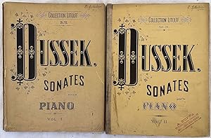 SONATES POUR PIANO DE DUSSEK REVUES ET DOIGTEES PAR LOUIS KOHLER & L. WINKLER VOL. I II,
