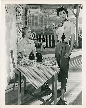 Bild des Verkufers fr Mogambo (Original photograph of Ava Gardner and Grace Kelly from the 1953 film) zum Verkauf von Royal Books, Inc., ABAA