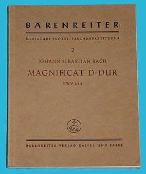 Bild des Verkufers fr Johann Sebastian Bach - Magnificat D-Dur BWV 243 / Brenreiter Taschenpartituren Nr. 2 / zum Verkauf von Rmpelstbchen