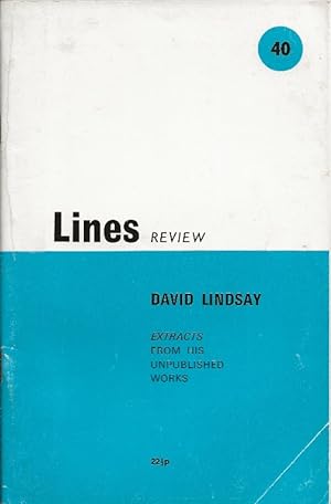 Lines Review, edited by Robin Fulton. No.40, March 1972