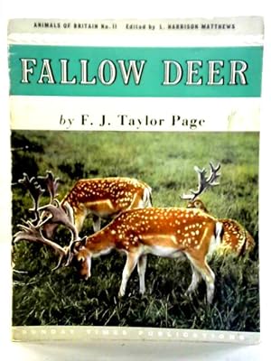 Immagine del venditore per Fallow Deer (Animals of Britain 11) venduto da World of Rare Books