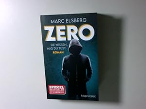 Image du vendeur pour ZERO - Sie wissen, was du tust: Roman Roman mis en vente par Antiquariat Buchhandel Daniel Viertel