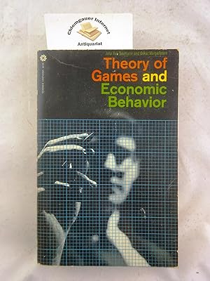 Seller image for Theory of Games an Economic Behavior. With preface to the first, second and third edition (1953). ISBN 10: 0471911852ISBN 13: 9780471911852 Seller: My Dead Aunt's Books, Hyattsville, MD, U.S.A. Seller Rating: 5-star rating, Learn more about seller ratings Contact seller BOOK Used - Softcover Condition: GOOD US$ 19.00 Convert currency US$ 29.00 Shipping From U.S.A. to Germany Quantity: 1 paperback. Condition: GOOD. 3rd. 641 clean, unmarked, tig for sale by Chiemgauer Internet Antiquariat GbR