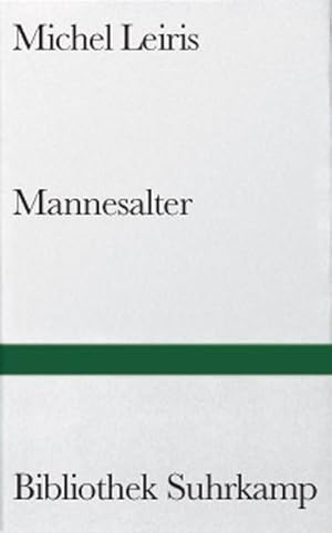 Imagen del vendedor de Mannesalter (Bibliothek Suhrkamp) a la venta por Gerald Wollermann