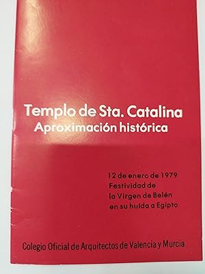 Imagen del vendedor de TEMPLO DE STA.CATALINA.Aproximacin histrica a la venta por AL TOSSAL