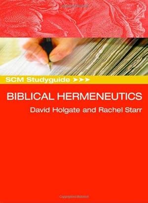 Bild des Verkufers fr SCM Studyguide: Biblical Hermeneutics zum Verkauf von WeBuyBooks
