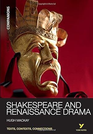 Seller image for York Notes Companions: Shakespeare and Renaissance Drama for sale by WeBuyBooks