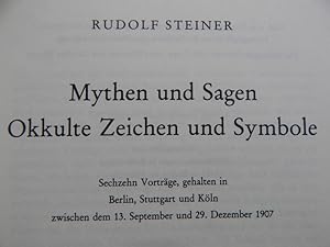 Bild des Verkufers fr Mythen und Sagen - Okkulte Zeichen und Symbole zum Verkauf von Buchantiquariat Uwe Sticht, Einzelunter.