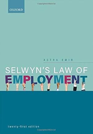Image du vendeur pour Selwyn's Law of Employment mis en vente par WeBuyBooks