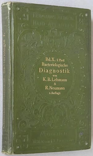 Imagen del vendedor de Atlas und Grundriss der Bakteriologie und Lehrbuch der speziellen bakteriologischen Diagnostik. Teil I: Atlas [= Lehmann's Medizinische Handatlanten; 10] a la venta por Antikvariat Valentinska