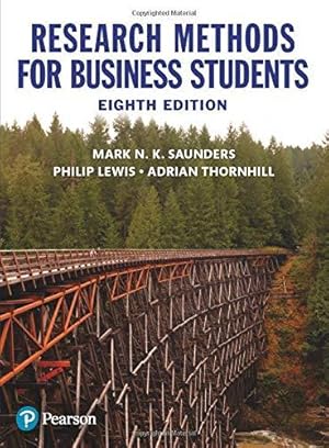 Seller image for Research Methods for Business Students for sale by WeBuyBooks