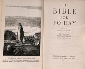 Bild des Verkufers fr THE BIBLE FOR TO-DAY. zum Verkauf von WeBuyBooks