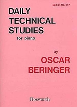 Imagen del vendedor de Daily Technical Studies for Piano a la venta por WeBuyBooks