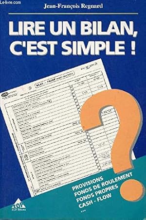 Seller image for Lire un bilan c'est simple for sale by Dmons et Merveilles