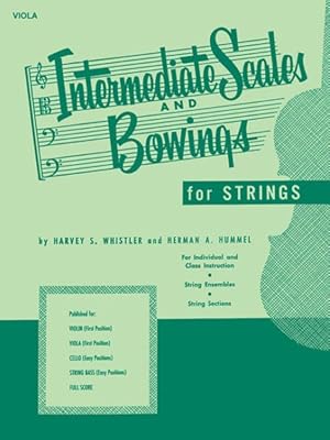 Image du vendeur pour Intermediate Scales and Bowings - Viola mis en vente par GreatBookPrices