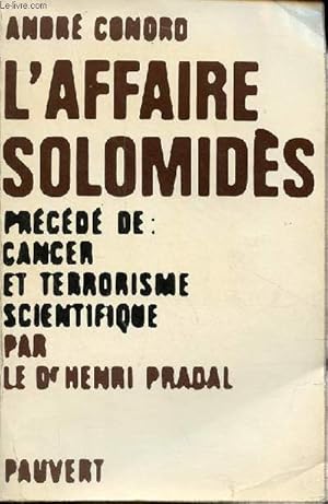 Image du vendeur pour L'Affaire Solomids. mis en vente par Le-Livre