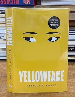 2023 SIGNED Yellowface by Rebecca F. Kuang, Sprayed Edges with Typewriter Keys