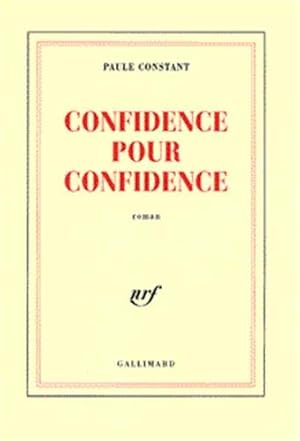 Image du vendeur pour Grand carnet Confidence pour confidence (papeterie) mis en vente par Dmons et Merveilles