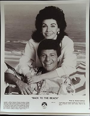 Image du vendeur pour Back to the Beach Lot of Four 8 X 10 Stills 1987 Annette Funicello, Frankie Avalon mis en vente par AcornBooksNH