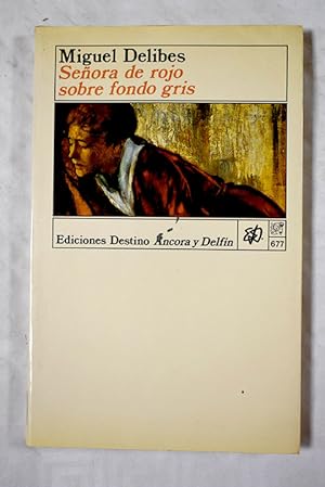 Imagen del vendedor de Seora de rojo sobre fondo gris a la venta por Alcan Libros