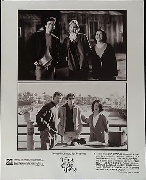 Seller image for The Truth About Cats and Dogs Lot of Three 8 X 10 Stills 1996 Uma Thurman for sale by AcornBooksNH