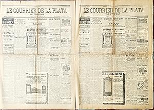 Seller image for Periodico LE COURRIER DE LA PLATA for sale by Chaco 4ever Books