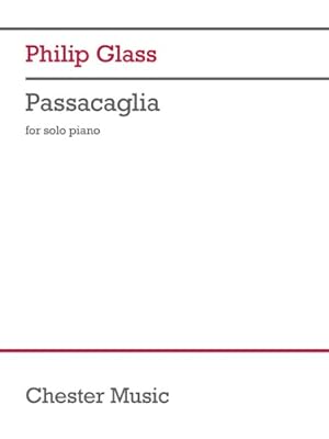 Imagen del vendedor de Passacaglia : For Piano a la venta por GreatBookPrices