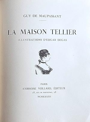 Image du vendeur pour La Maison Tellier. 19 Engravings by Degas mis en vente par Marninart, Inc (ABAA - ILAB)