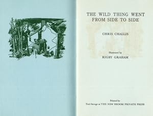Immagine del venditore per The Wild Thing Went from Side to Side. Illustrated by Rigby Graham. venduto da Fokas Holthuis