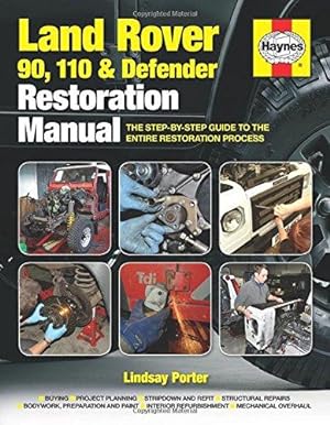 Bild des Verkufers fr Land Rover 90. 110 & Defender Restoration Manual: Step-by-step guidance for owners and restorers (Haynes Restoration Manuals) zum Verkauf von WeBuyBooks