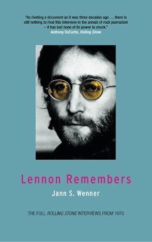 Bild des Verkufers fr Lennon Remembers: The Full Rolling Stone Interviews from 1970 zum Verkauf von WeBuyBooks